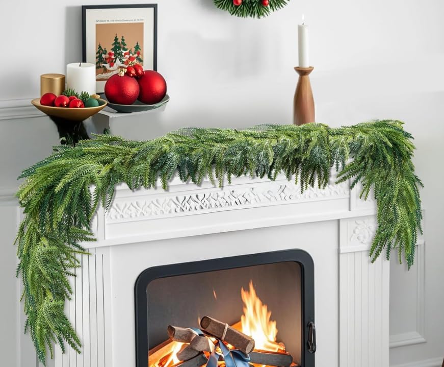 Nazano 1Pack 5.5FT Christmas Garland