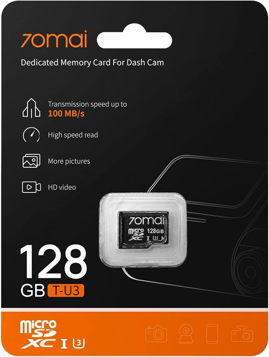 70mai 128GB microSD Card for Dash Cam
