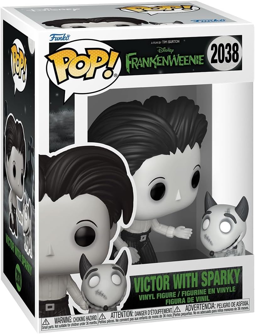 Funko Pop! & Buddy: Frankenweenie - Frankenweenie With V - Collectable Vinyl Figure - Gift Idea - Official Merchandise - Toys for Kids & Adults - Movies Fans - Model Figure for Collectors and Display