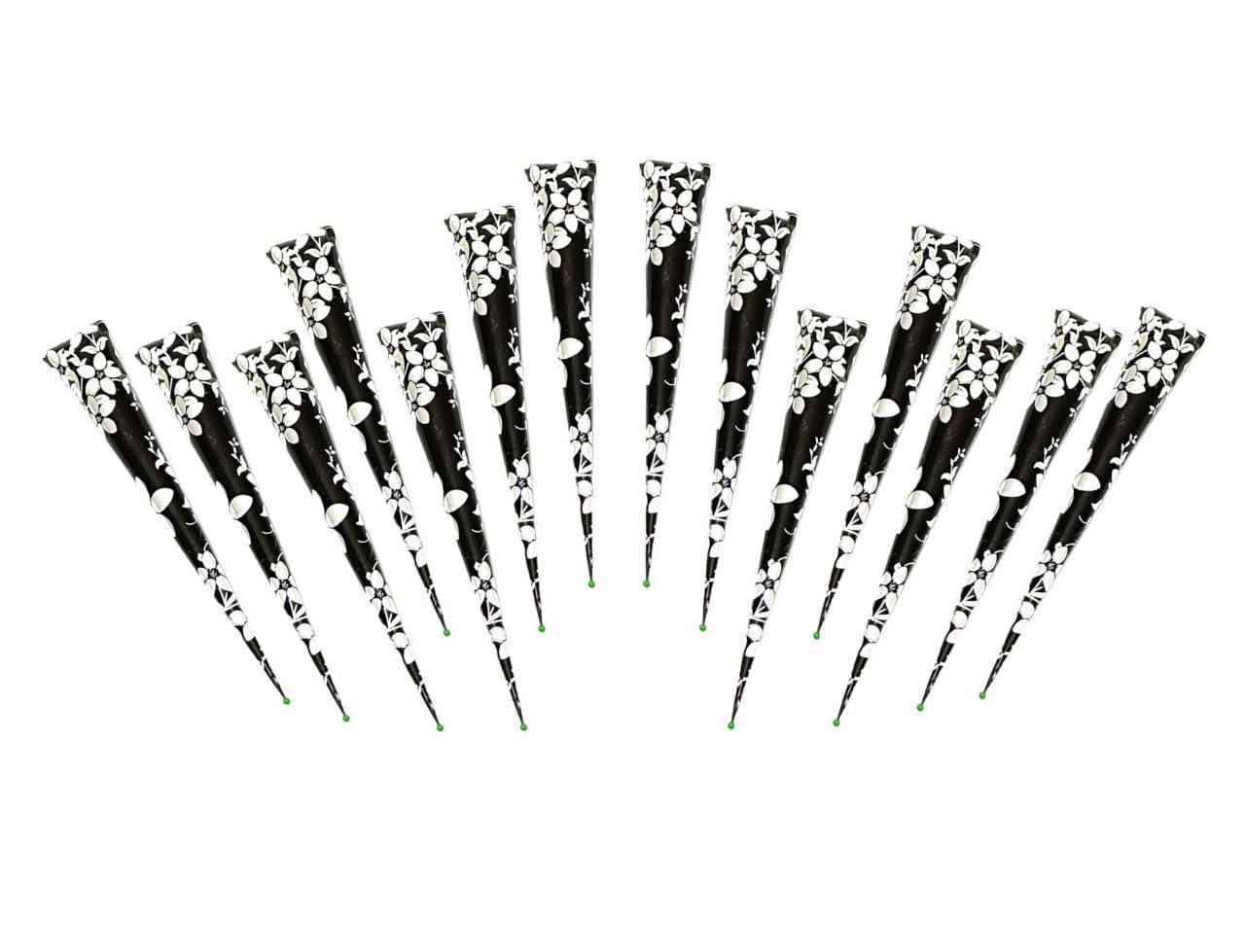 Decent | Pack Of 14 Pcs Cone 100% Natural Organic Henna Cone Ready to Use Paste Hair Color Hair Dye Cones Reddish Brown Color | 11.86 Ounces