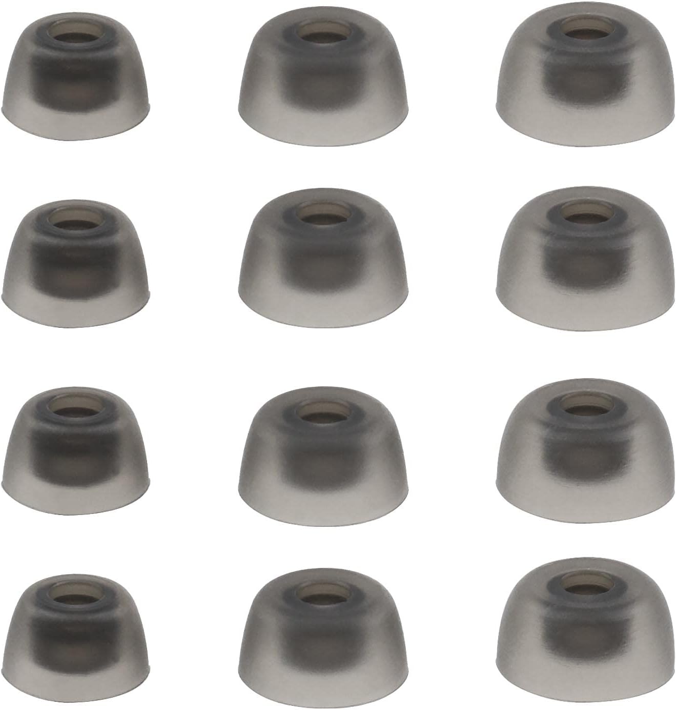 EMSea 6 Pairs of Silicone Ear Buds Tips Replacement In-Ear Ear Sleeves Compatible with Jabra Elite 75t/ 65t/ Active/Sport Evolve Wireless Headphones S M L