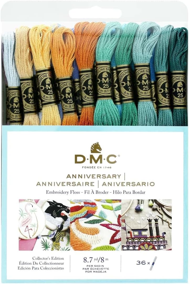 DMC Embroidery Thread and Floss Pack Gold Collection 8.7yd 27 Pack