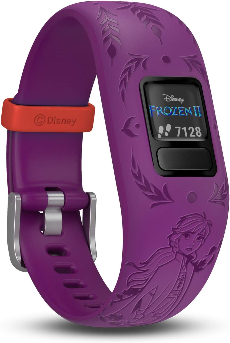 Garmin vivofit Jr.2, Fitness Tracker for Kids, Includes Interactive App Experience, Swim-Friendly, Up To 1-year Battery Life, Adjustable watch band, Frozen Anna