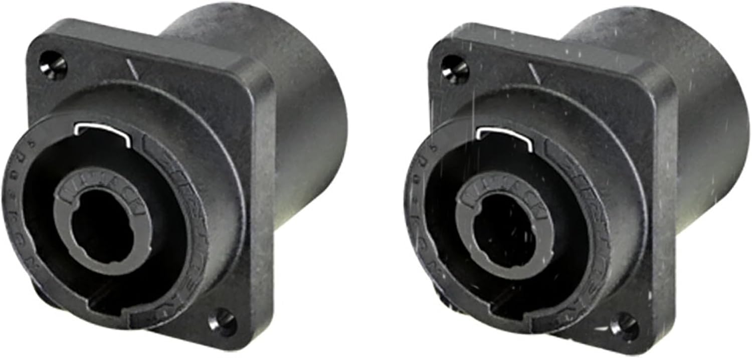 Panel Chassis Mount 2 Pin Speakon and 1/4 Inch Combo c