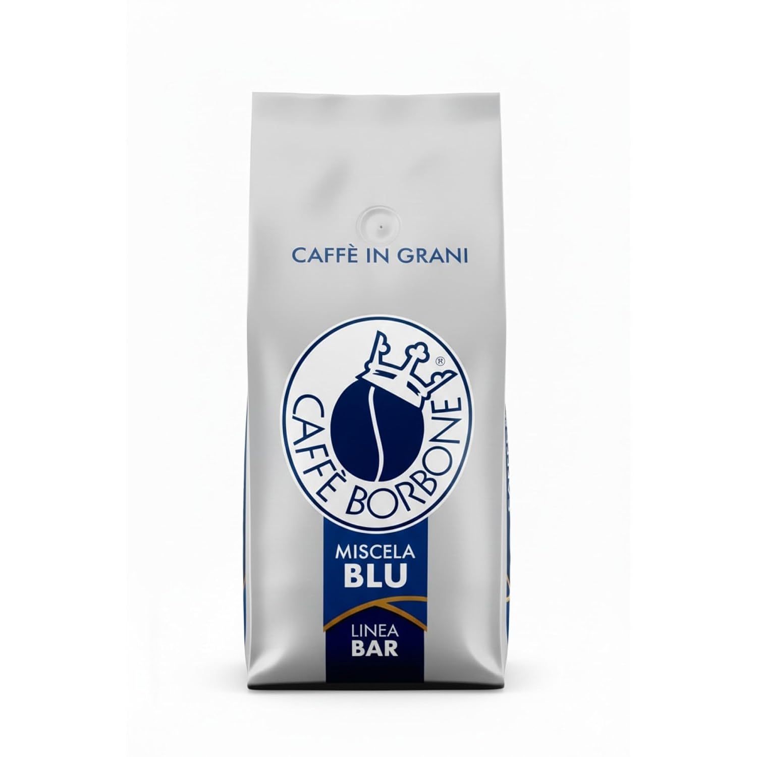 Caffè Borbone Miscela Blu Whole Bean Coffee, Blue Blend, Arabica and Robusta Blend, Dark Roast, 2.2 lb Bag (Pack of 1)