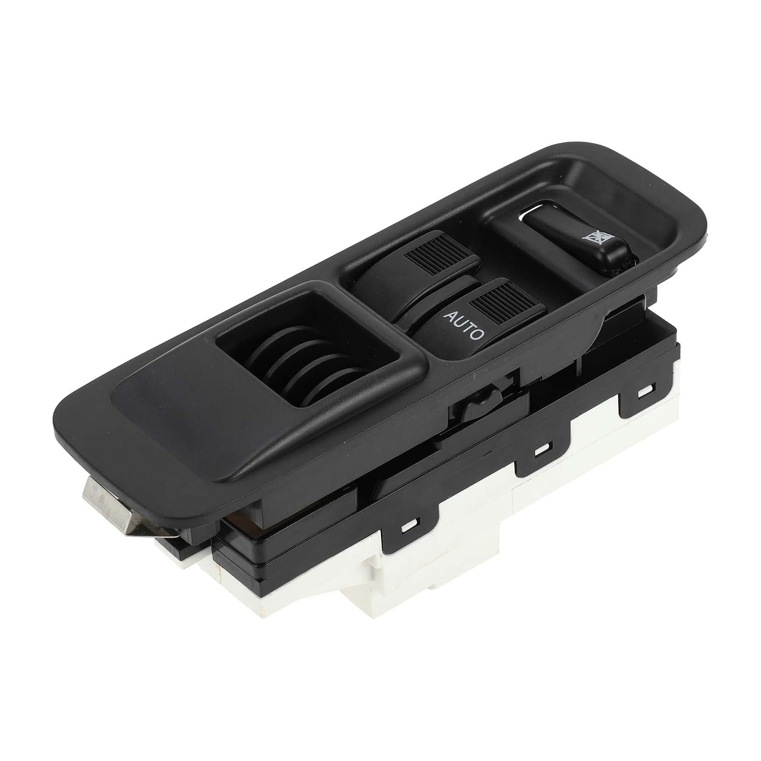 X AUTOHAUX Front Right Driver Side Power Window Switch Window Control Switch for Daihatsu Sirion 1998-2001 Black
