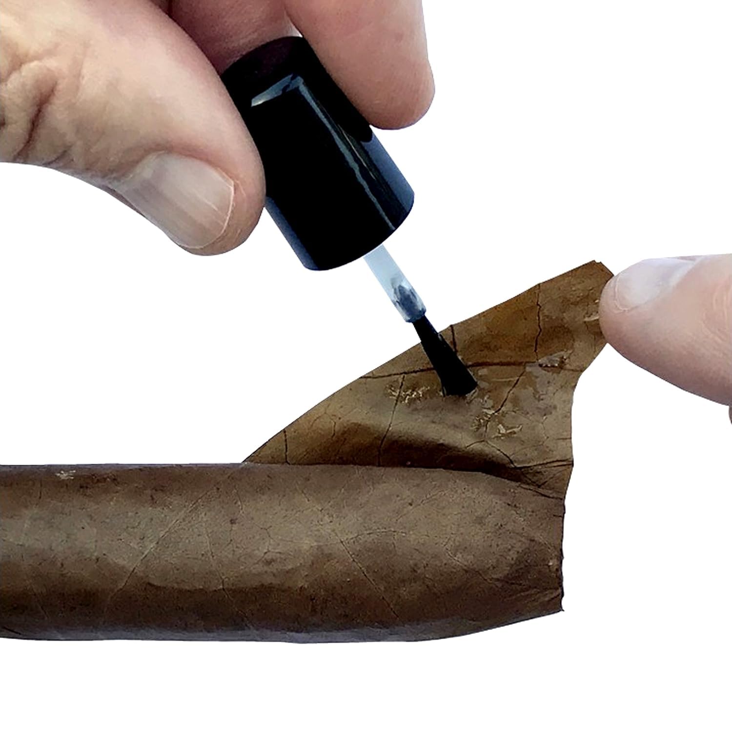 Perfec - PerfecRepair Cigar Repair Glue and Crack Sealer, Quickly Repair Damaged Cigar Wrappers, Compact and Portable 4ml Bottle