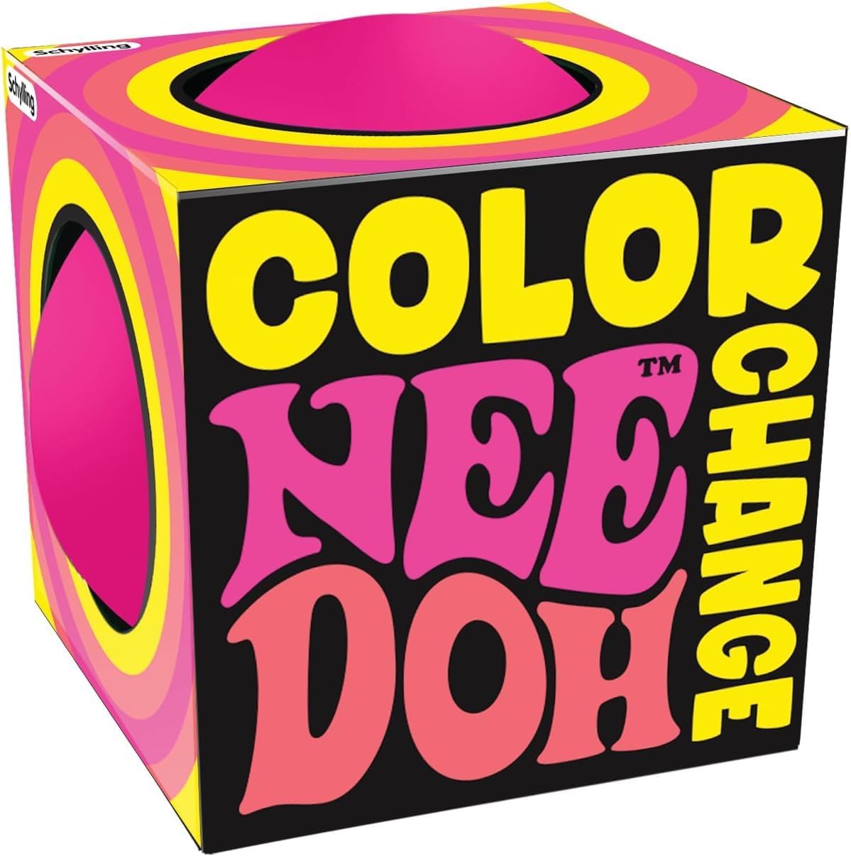 Schylling Needoh Color Change Groovy Glob! Squishy, Squeezy, Stretchy Stress Balls - Assorted Colors 3 Pack