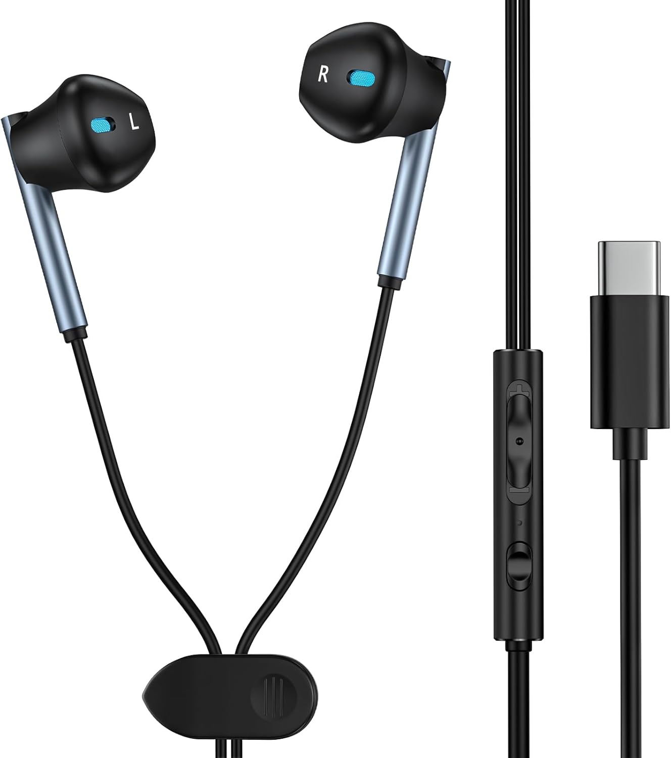 2Pack Headphones Wired USB C for Samsung Galaxy S25 Ultra S25+ A16 5G A35 S24 FE S23 S22 S21 A55 A54 Z Fold6 Flip6, Andriod Phone Earbuds Wired USBC Wired Earphones Headsets Headphones with USB-C Plug