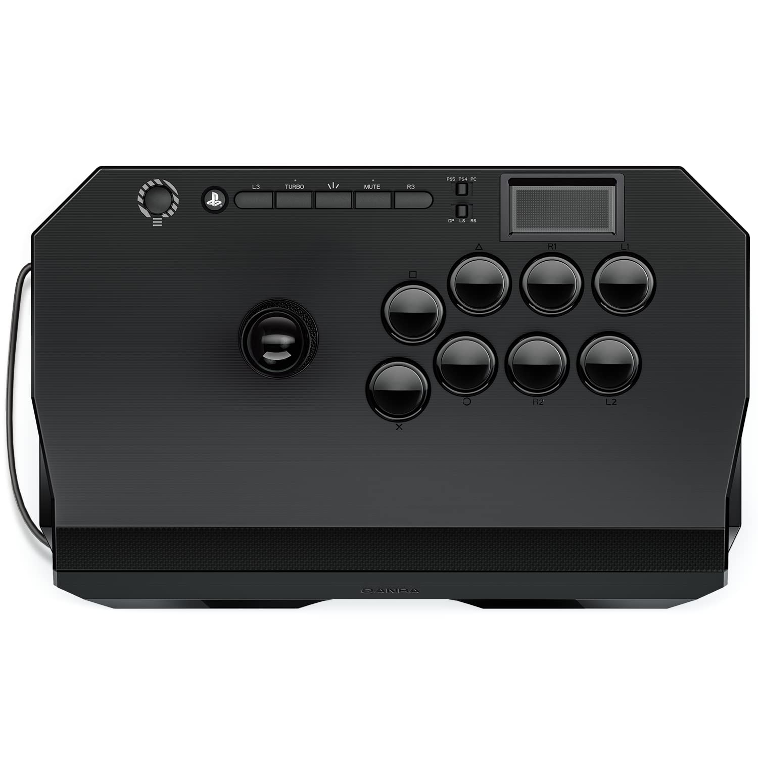 Qanba N3 Drone 2 Wired Joystick for PlayStation 5/4 and PC (Fighting Stick) Officially Licensed Sony Product
