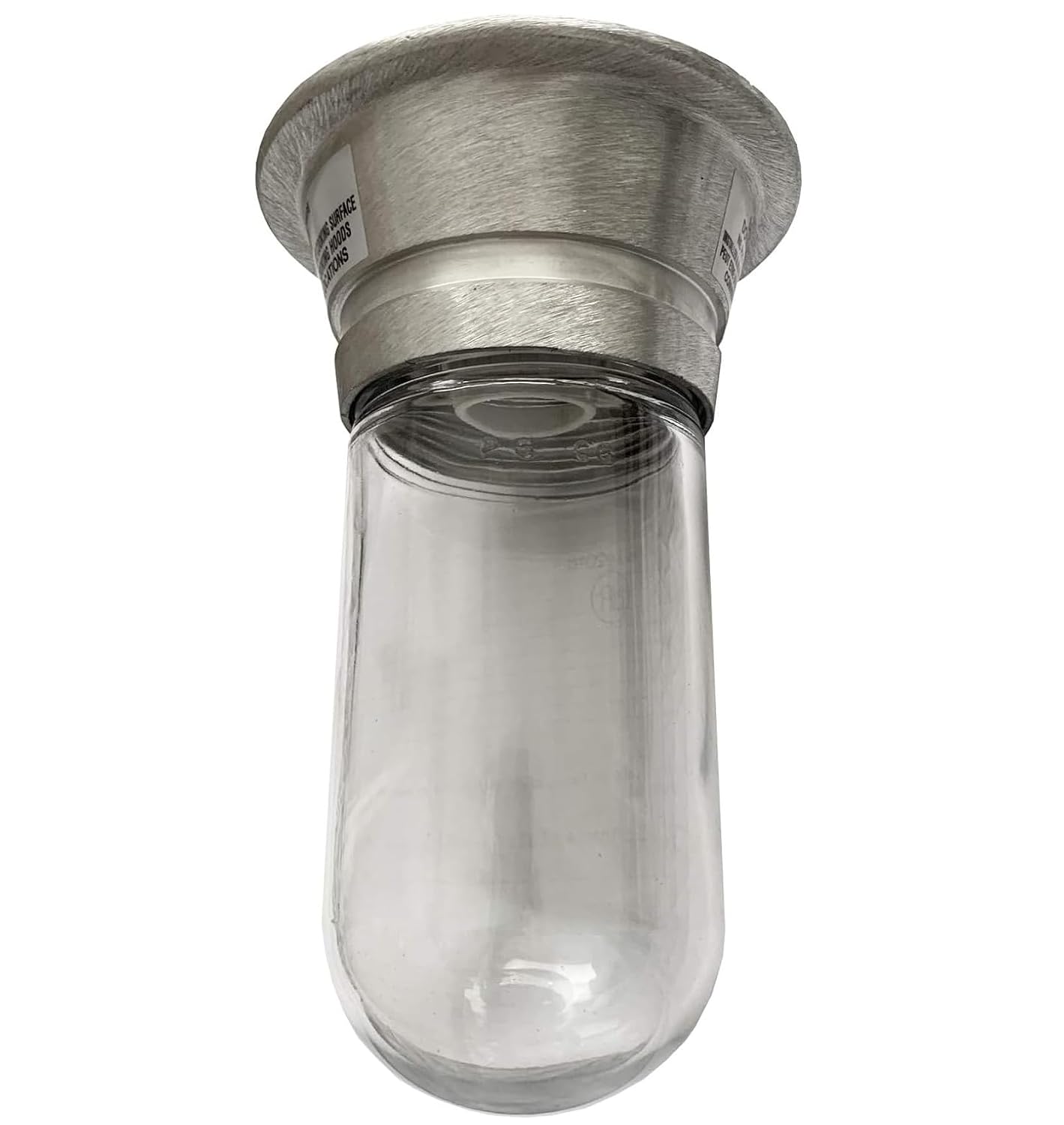 OCS Parts Commercial Kitchen Canopy Hood and Walk-in Refrigeration Lighting | Light Fixture, Globe, LED Light Bulb, and Wire Guard (Light Fixture)