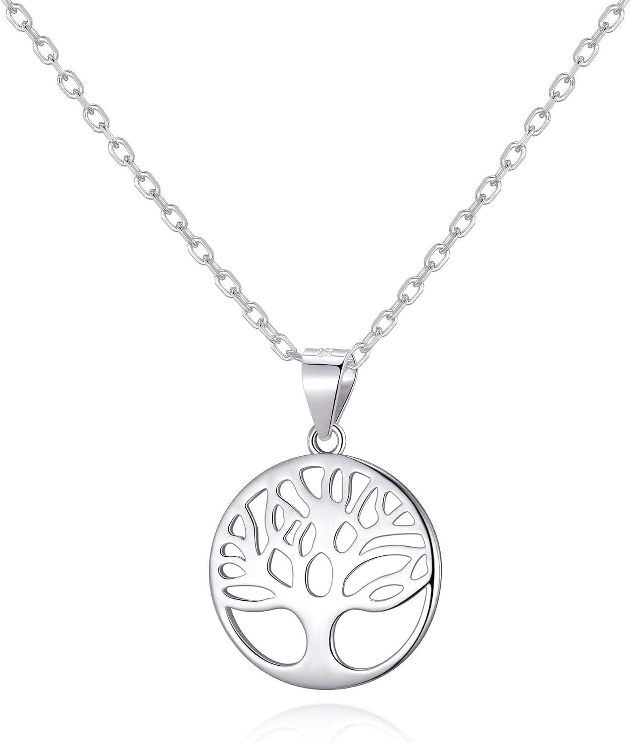 Philip Jones Sterling Silver Tree of Life Necklace