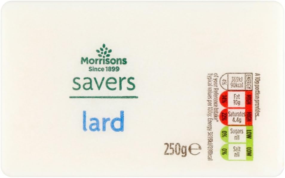 Morrisons Savers Lard, 250g
