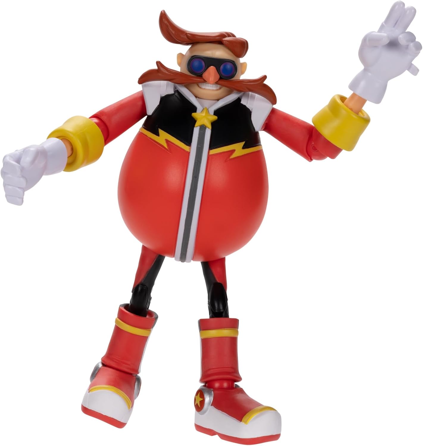 Sonic Prime 5" Mr. Dr. Eggman Articulated Action Figure. Perfect For Any Fan. Collect The Whole Troupe with Sonic, Tails Nine and Thorn Rose Available Too!