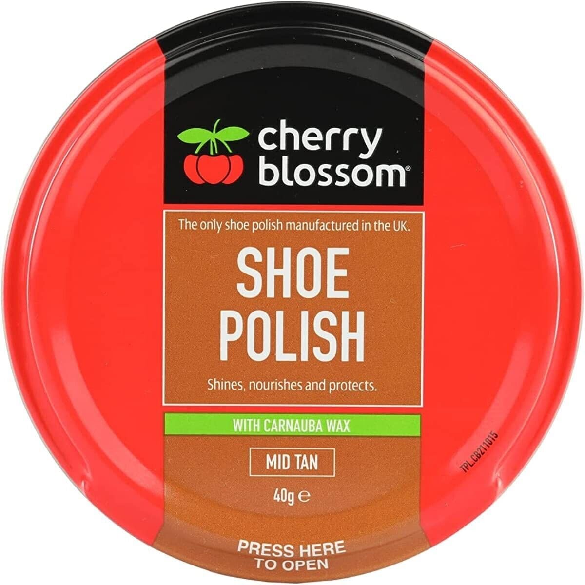 DTD QUALITY MATTERS Cherry Blossom Shoe Polish Shines, Nourishes & Protects With Carnauba Wax Available In All Styles Preventing Footwear From Cracking Available In All Traditional Colours