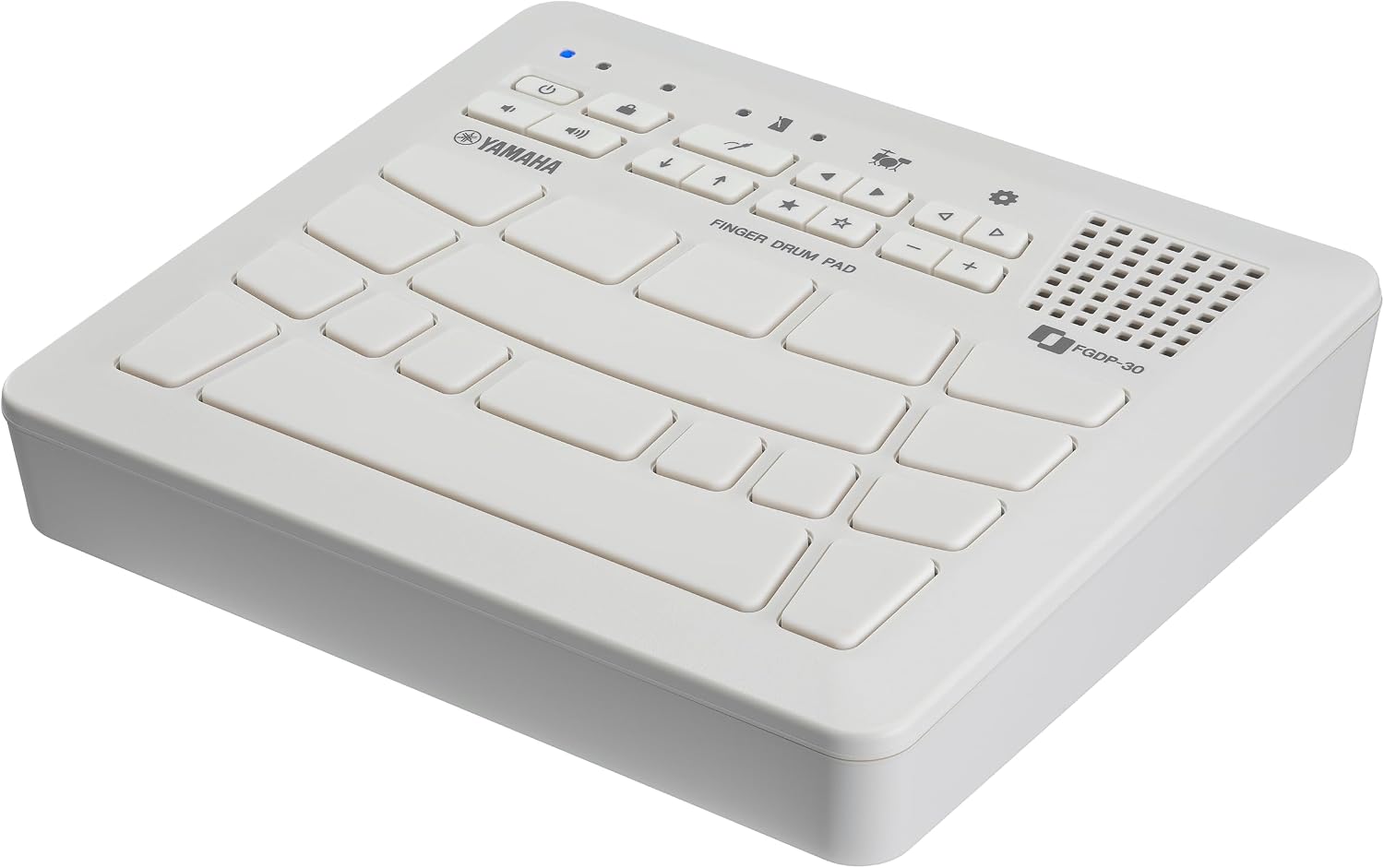 Yamaha FGDP-30 Finger Drum Pad – Ultra-Sensitive Pads, Built-in Sounds & Effects, Percussion Pad, 39 Preset Kits, Built-in Speaker, USB MIDI/Audio, Rechargeable Battery, and AUX In