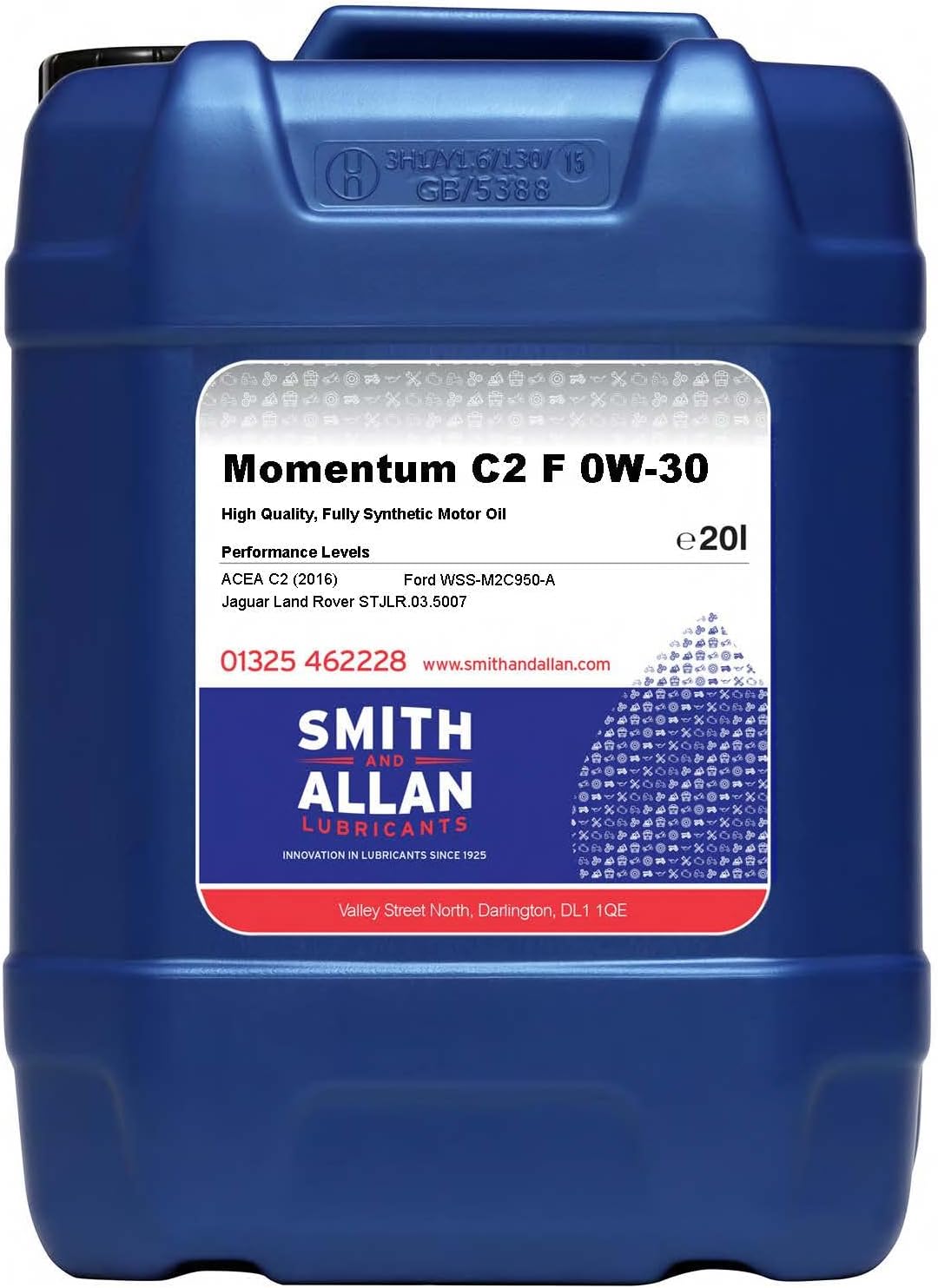 0W-30 Fully Synthetic Engine Oil ACEA C2 Ford WSS-M2C950-A STJLR.03.5007 20 Litre