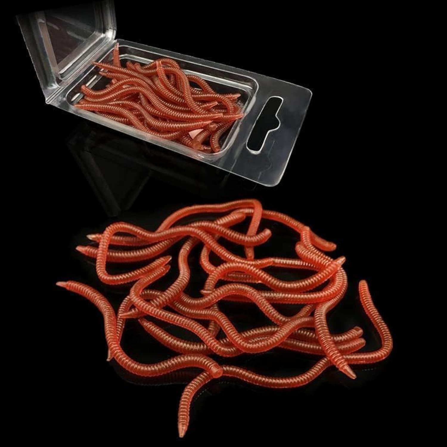 OriGlam 20pcs Bass Fishing Lures - Soft Plastic Baits, Drop Shot Worms, Stickbaits & More