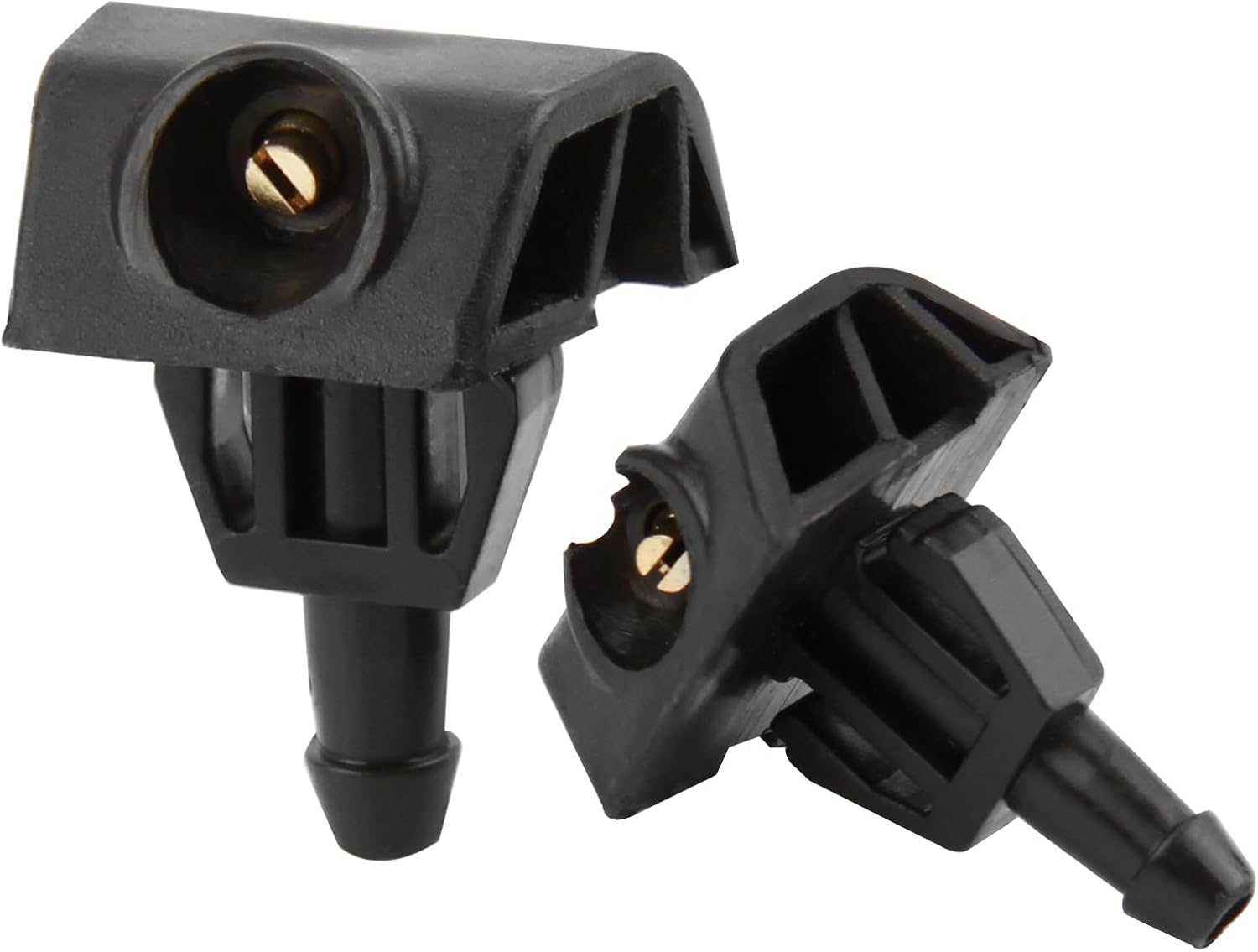 2 Pack Windscreen Washer Jet,Windshield Washer Nozzles Kit Replacement for Nissan X-Trail T31 T32 2007-2021,Juke 2010-2018,Note 2004-2011,Leaf Murano Tiida Wiper Spray Washer Wiper Blades Accessories