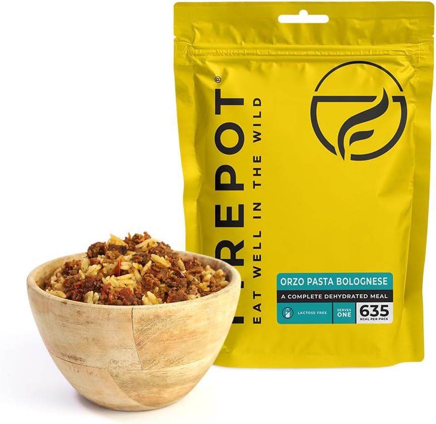 FIREPOT Orzo Pasta Bolognese - Healthy Dehydrated Expedition Food