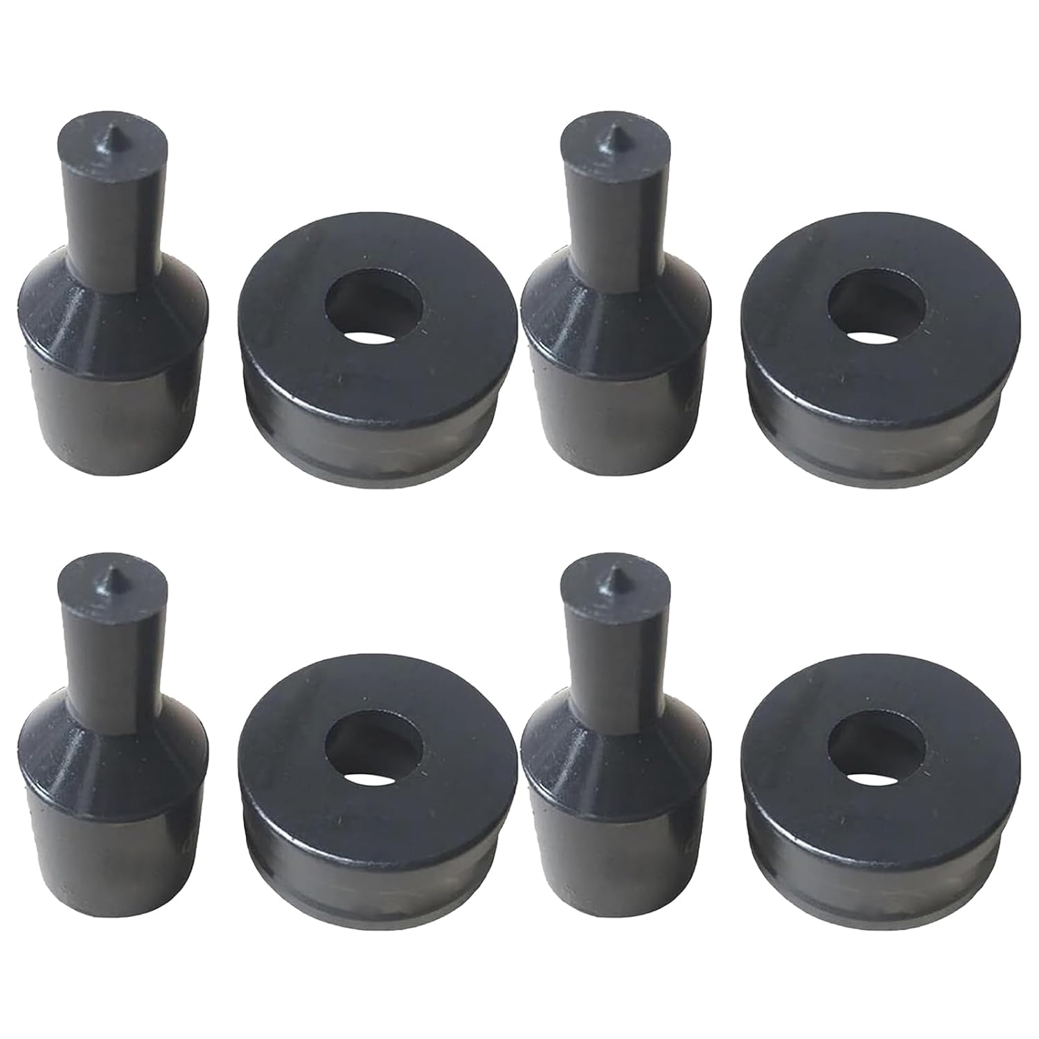 CH-70/CH-60 Hydraulic Round Hole Punch Die Set, Durable Replacement Dies, 4 Piece Hydraulic Round Punch Die for Metal Stamping and Sheet Metal Working Tools (7/7.5/8/8.5 mm,CH-60)