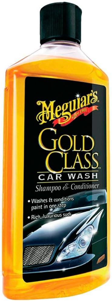 Meguiar's Gold Class Car Wash Shampoo & Conditioner 473ml - Biodegradable Formula, Rich Luxurious Suds - G7116EU