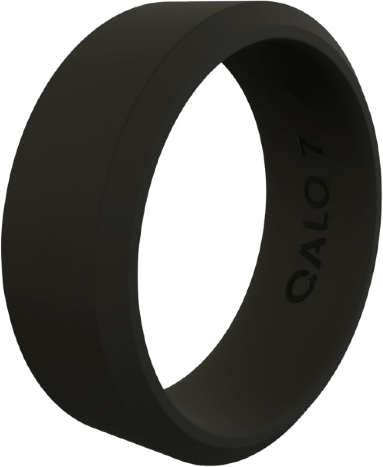 QALO Men's Silicone Wedding Band – Comfortable Fit for Active Lifestyle | Flexible Heat Resistant Silicone Material, Breathable Skin-Friendly Design, Lightweight All-Day Wearable Rubber Wedding Ring