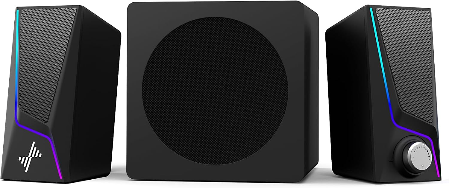 Nylavee Computer Speakers with Subwoofer, 2.1 PC Speakers, Bluetooth 5.4