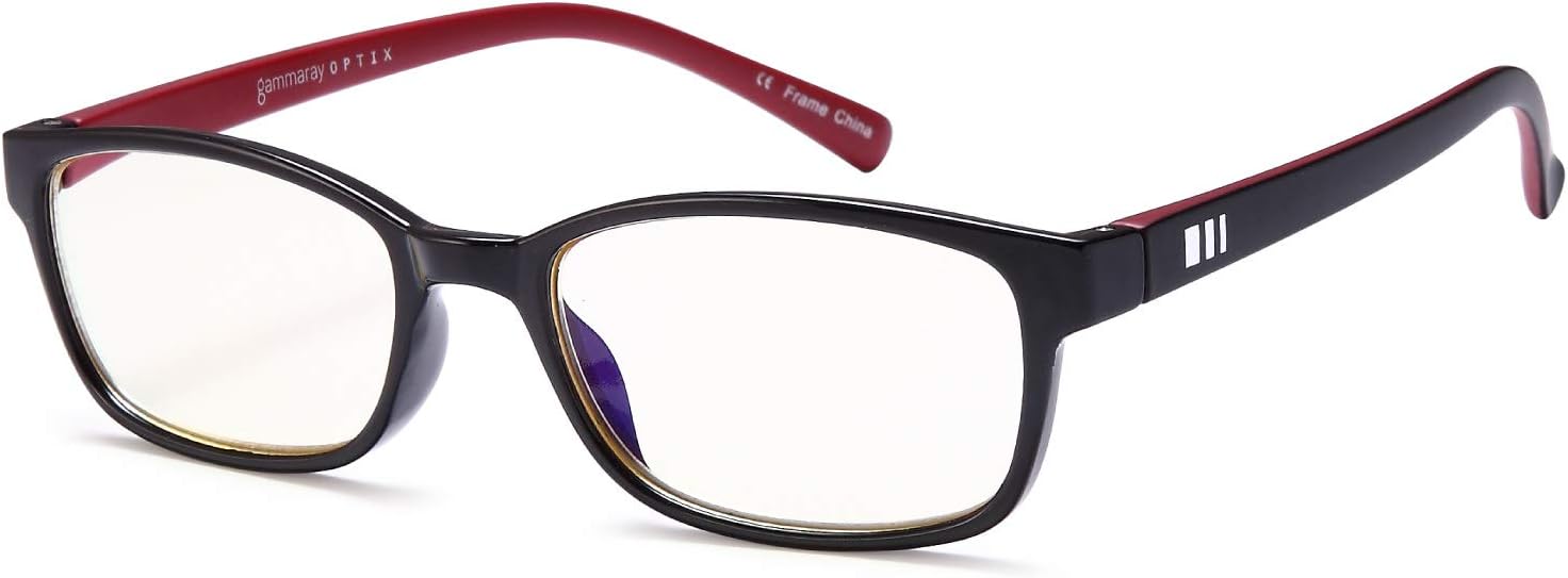 GAMMA RAY OPTICS Blue Light Blocking Glasses Anti Glare Eye Strain