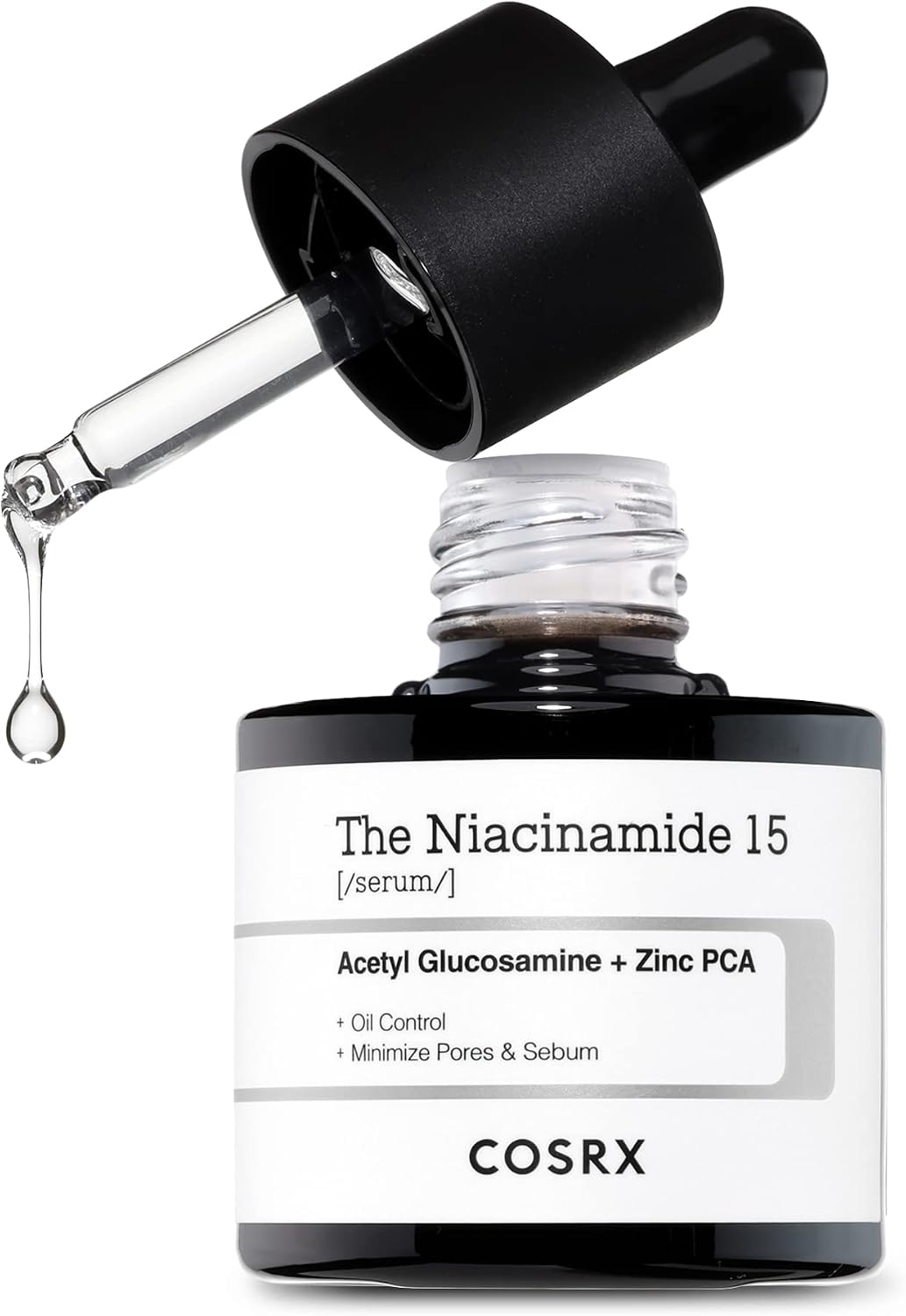 COSRX Niacinamide 15% Face Serum, Minimize Enlarged Pores, Redness Relief, Discoloration Correcting Treatment, Not Tested on Animals, Korean SkinCare, 0.67 fl.oz/20 ml