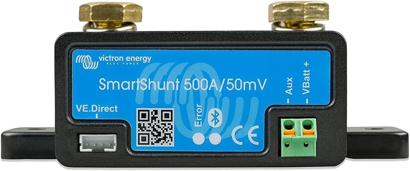 Victron Energy Smart Battery Shunt Battery Monitor 6.5V-70V, 500A