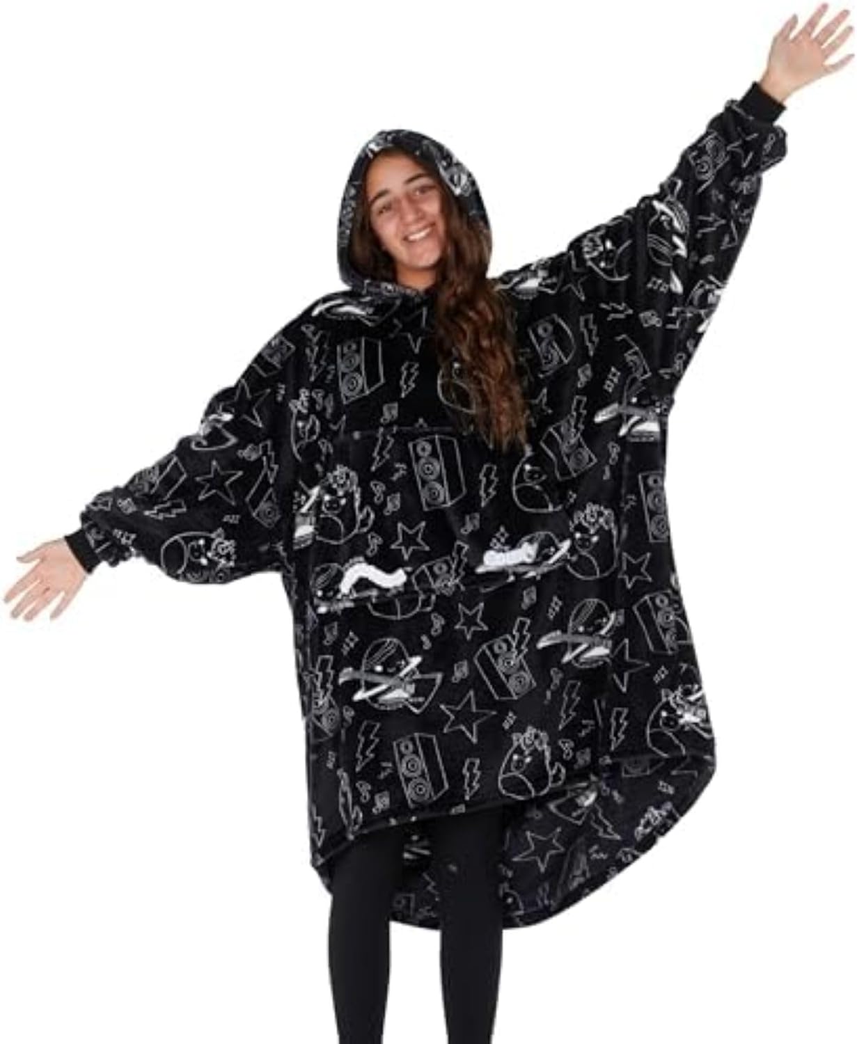 THE COMFY Dream Squishmallows Oversized Wearable Blanket Gifts for Women and Kids, Ultrasoft Plush Light Microfiber Blankets Seen on Shark Tank