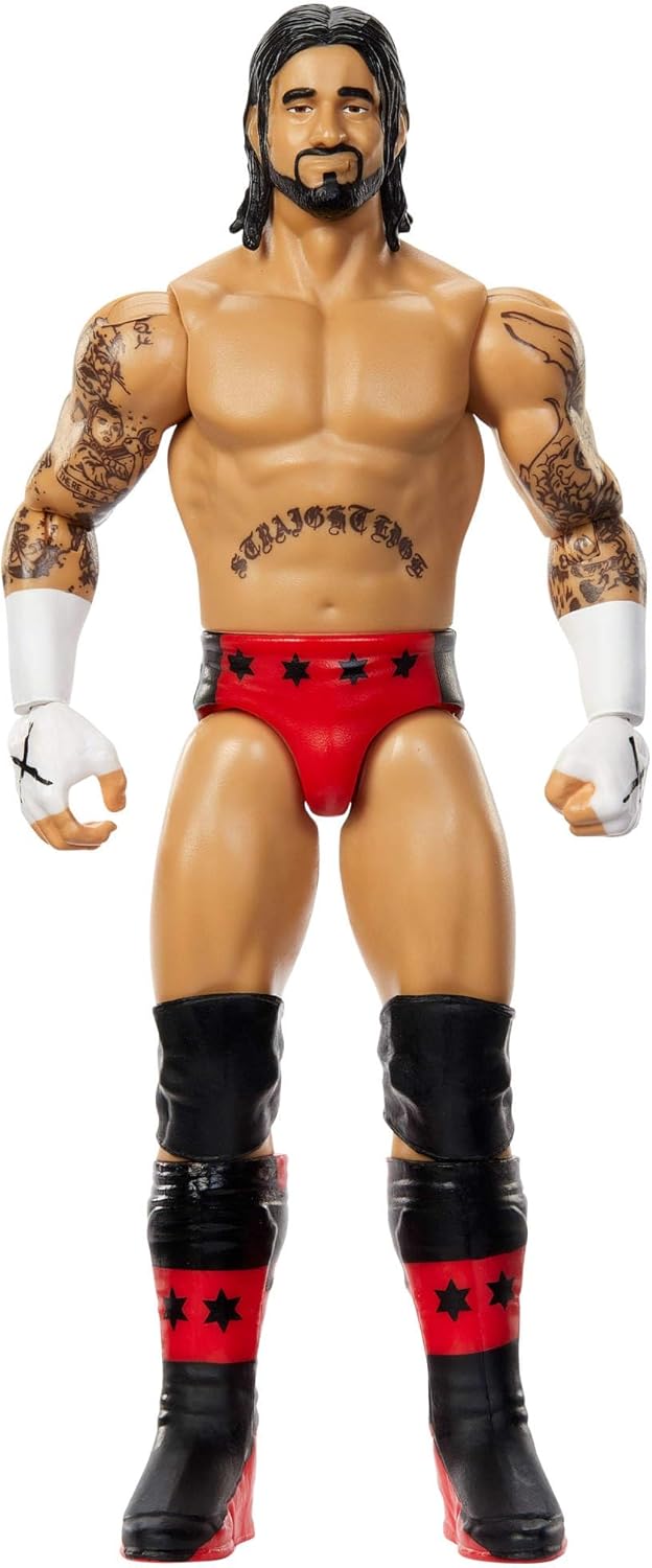 Mattel WWE Jake Roberts Action Figure, Main Event Series #154 6-inch Collectible x with 10 Articulation Points & Life-Like Look, JCV44