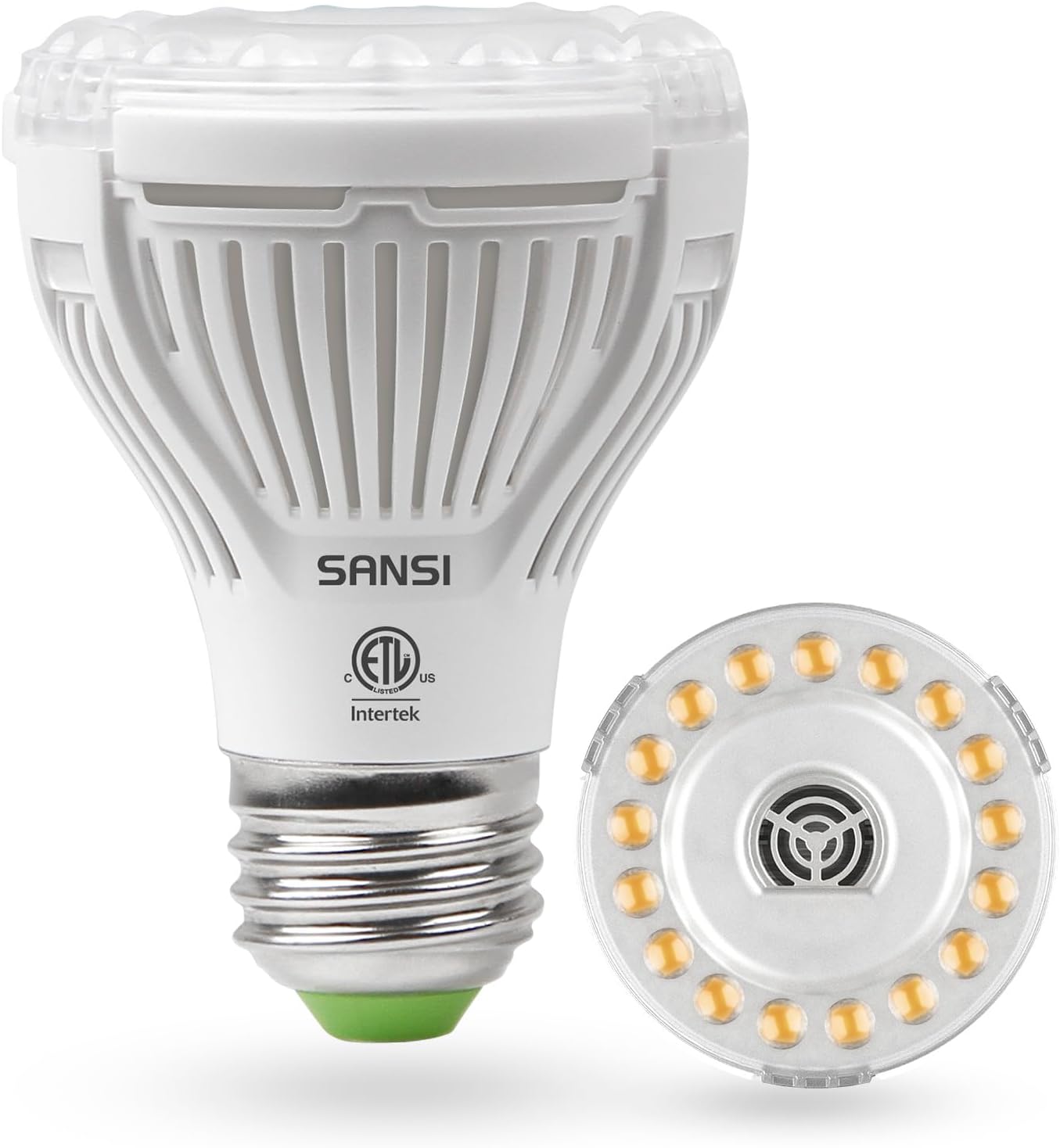 SANSI Grow Lights for Indoor Plants, Full Spectrum 10W Grow Light Bulbs (150 Watt Equivalent) with Optical Lens for High PPFD, 4000K Natural Daylight LED Plant Lights for Indoor Growing Seed Starting
