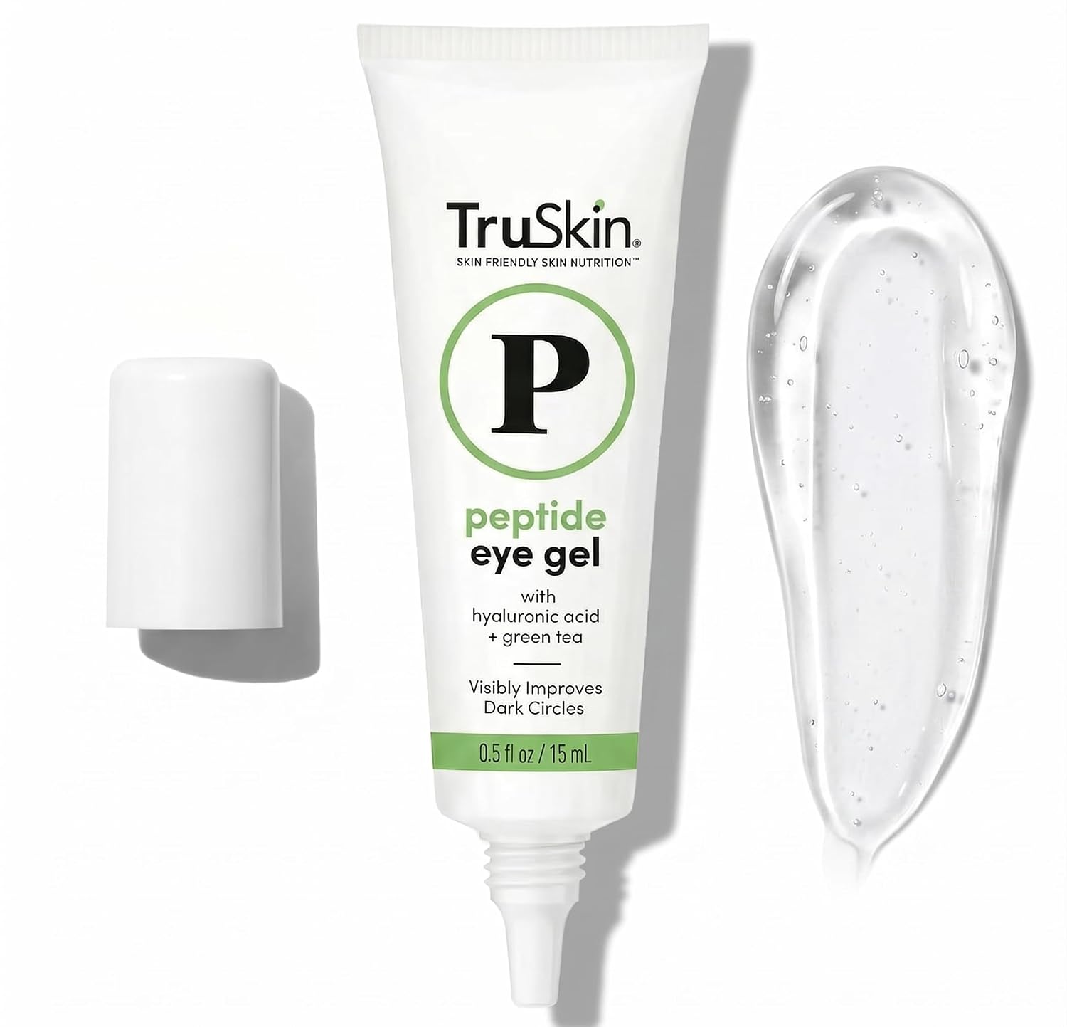 TruSkin Peptide Eye Cream Gel for Dark Circles, 0.5 fl oz