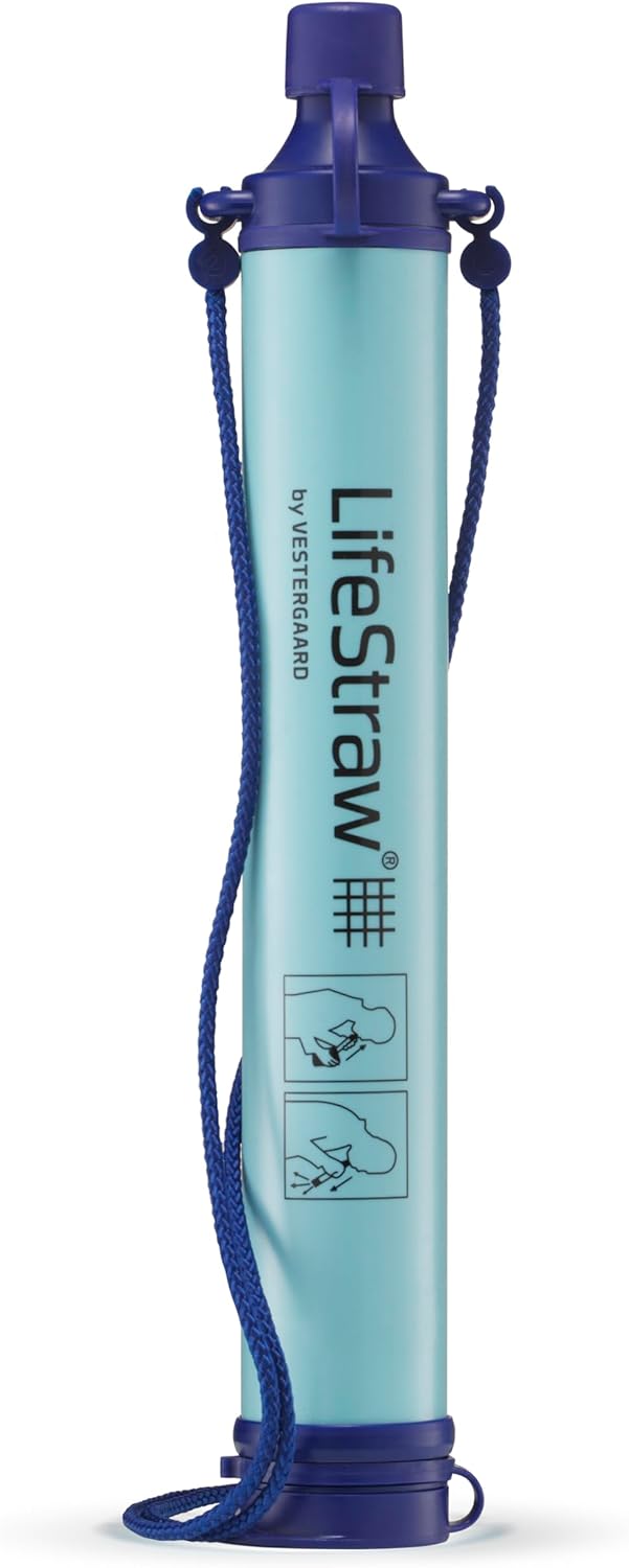 LifeStraw Personal Water Filter, Blue, 1pc