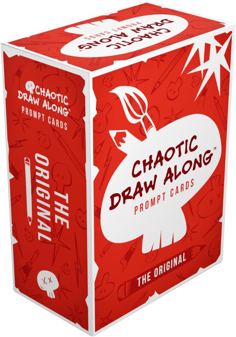 CHAOTIC DRAW ALONG 110 Drawing Prompt Cards – Creative Sketching & Gifts