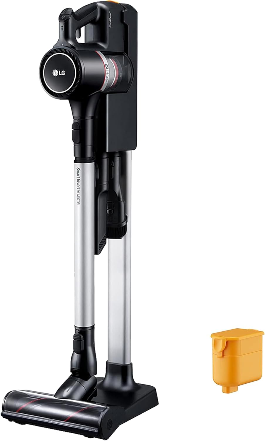 LG CordZero A913 - Cordless Stick Vacuum Cleaner, 60 Minute Runtime w/ Rechargeable Battery, Lightweight, Powerful Cleaning for Carpet, Hardwood, Pet Hair, Portable Charging Stand
