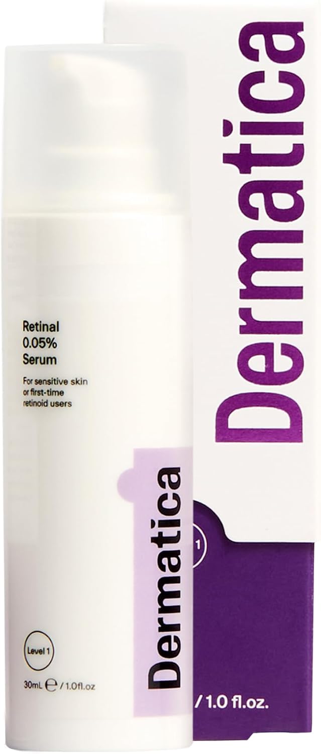 Dermatica Retinal 0.05% Serum: Level 1 – Anti-Ageing Face Serum with Retinaldehyde, Biomimetic Growth Factor & Ceramides to Target & Prevent Advanced Signs of Ageing