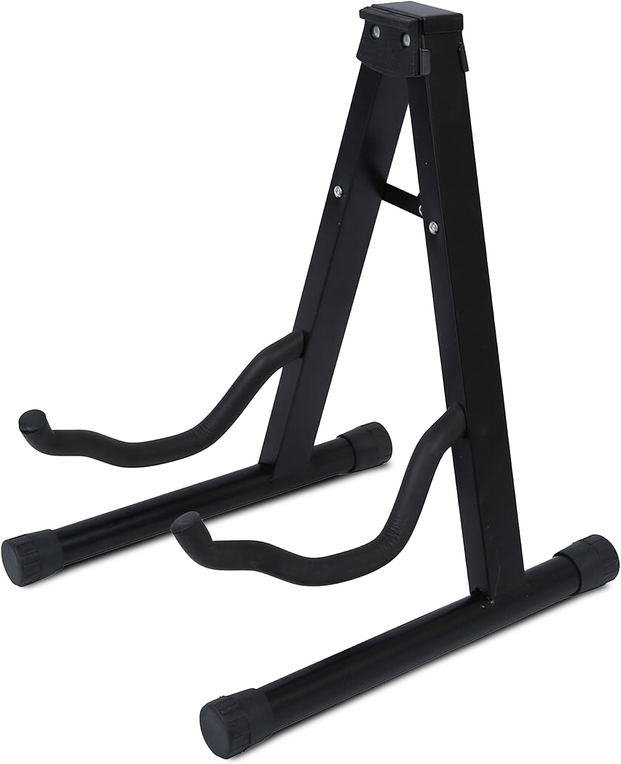 KEPLIN Guitar Stand - Universal A Frame Black – Foldable Portable Floor Stand for Acoustic Electric & Bass Guitars, Lightweight Compact Guitar Holder for Home Studio Stage Practice Gig Musicians