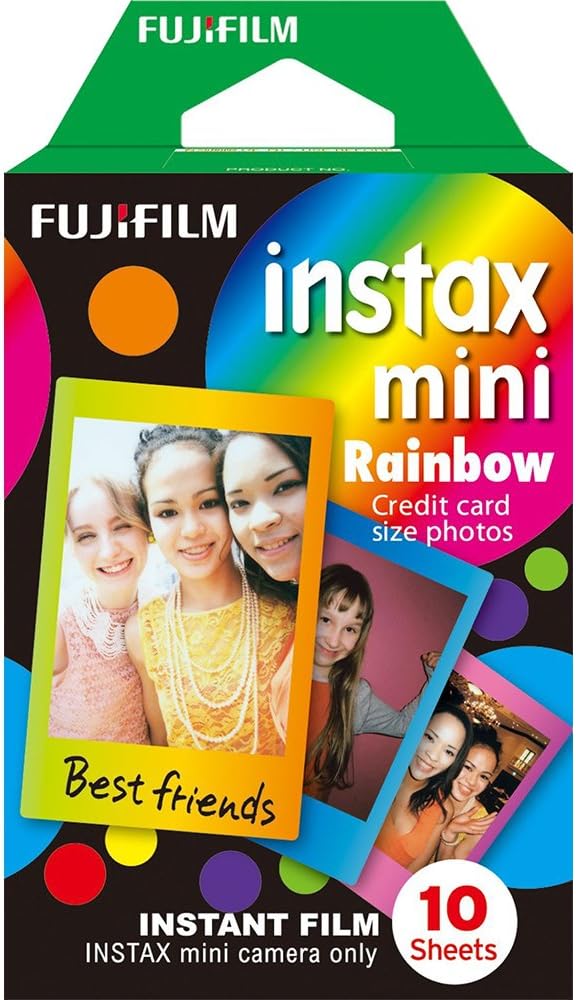 Fujifilm Instax Mini Rainbow Film - 10 Exposures
