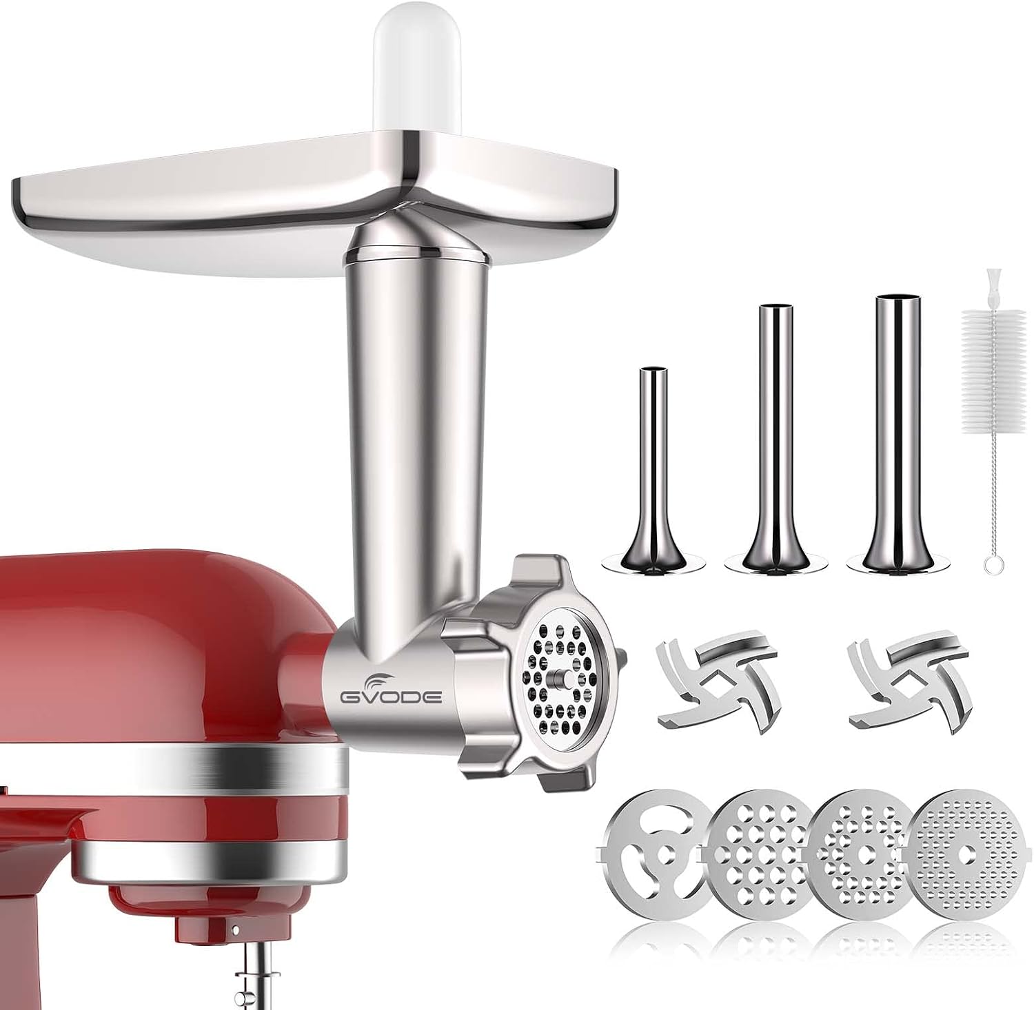 GVODE Metal Meat Grinder Attachment for KitchenAid Stand Mixer,Food Grinder