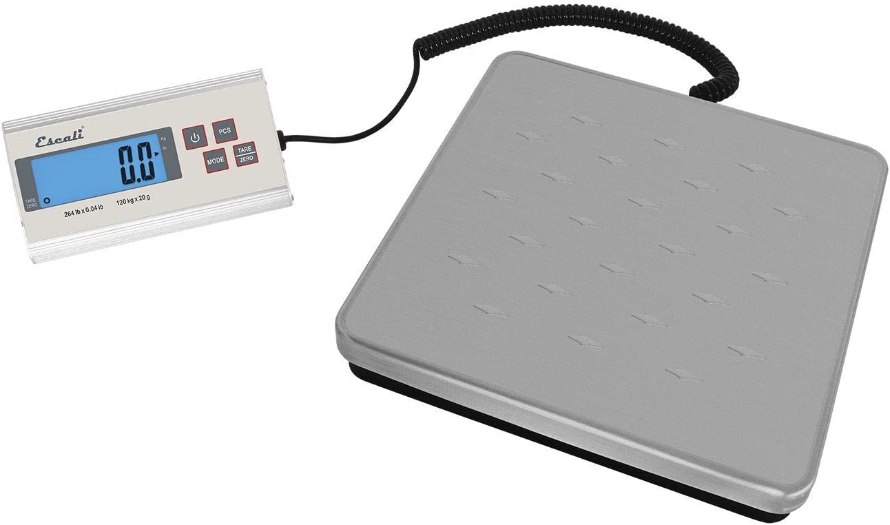 Escali Granda Platform, 264 Lb / 120 Kg Variation Scale, 1x1, Silver