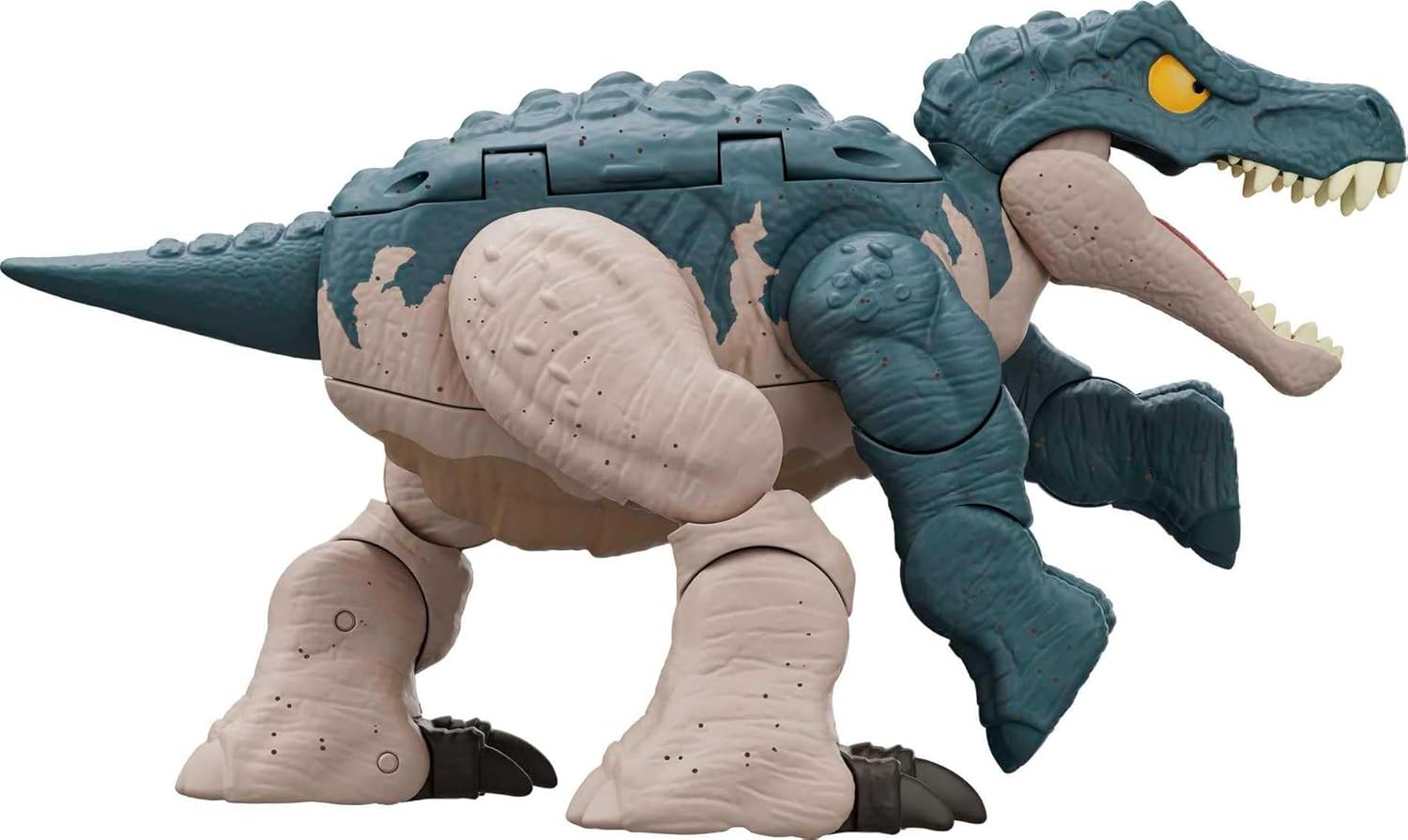 Jurassic World Dinosaur Transforming Toy, 11 Step Baryonyx to Parasaurolophus Double Danger 2 in 1 Toy, Fierce Changers, HLP09