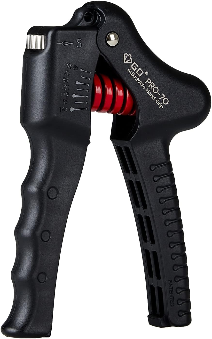GD Hand Grip Exerciser Strengthener (Premium Adjustable Hand Gripper) Wrist and Forearm Strength Trainer
