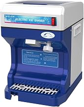 Leconchef Electric Tabletop Ice Crusher Shaver Snow Cone Maker Machine 265lbs/hours for Home&Commercial Use Adjustable Ice Fineness 320 RPM Rotate Speed Strong power