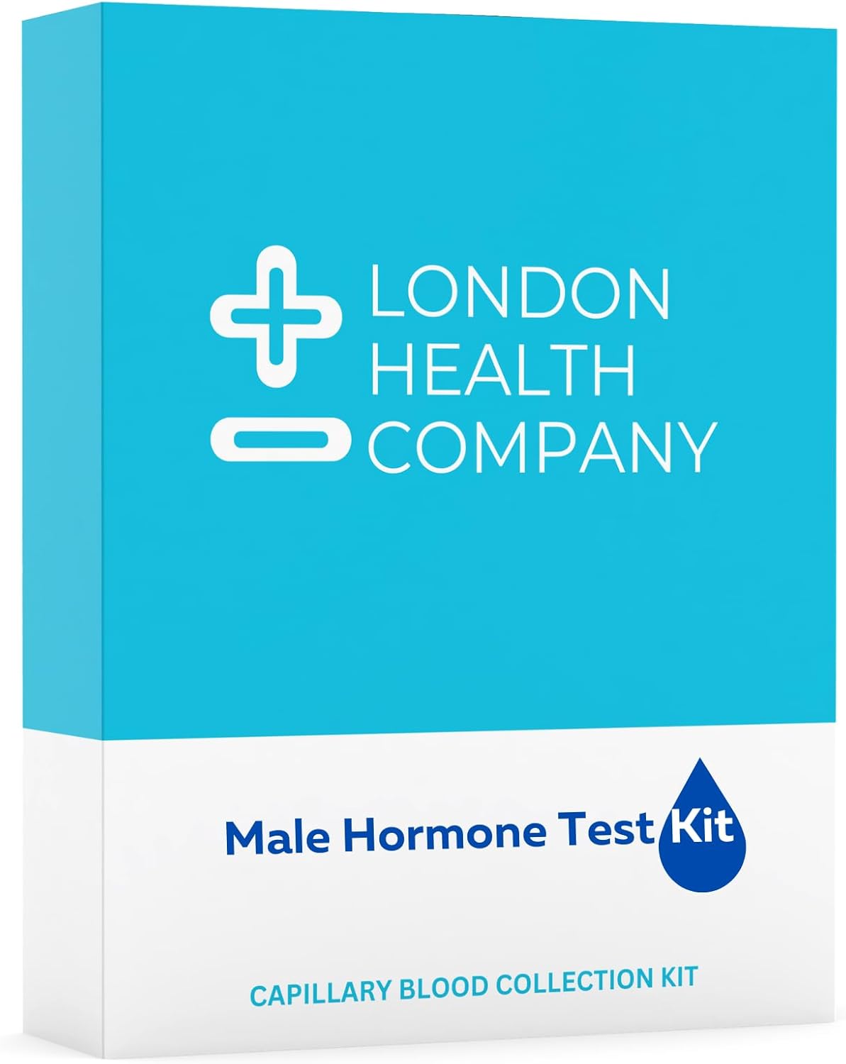 Complete Male Hormone Test Kit – Testosterone, Free Testosterone, Androgen Index, SHBG – Simple at-Home Blood Collection with Clear Report and Detailed Results