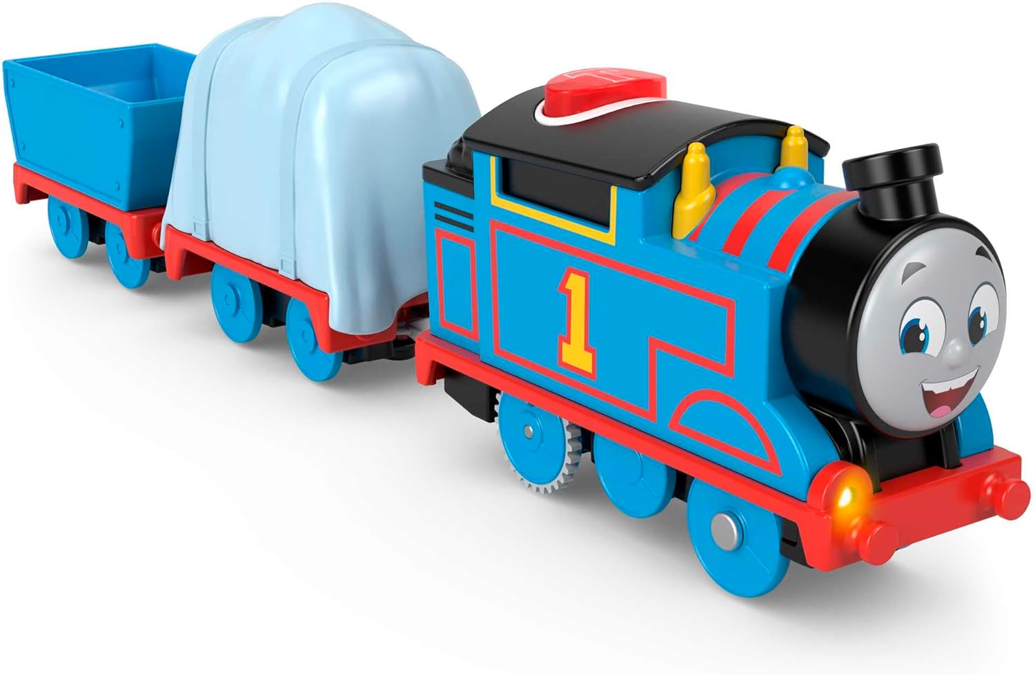 Thomas & Friends Motorized Toy Train Talking Thomas Engine with Sounds Phrases & Cargo for Kids Age 3+, UK English Version, HWH17