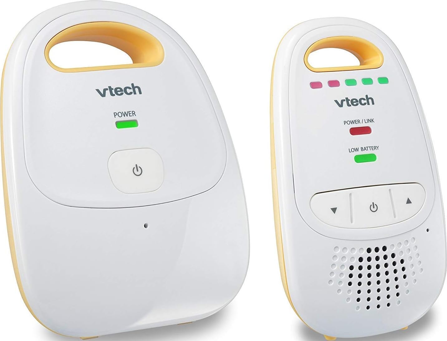 VTech Audio Baby Monitor — No Static DECT 6.0, No WiFi, Hack-Proof | 8Hr Battery, Belt Clip, 1000ft Range, 5-Level Sound Indicator | DM111