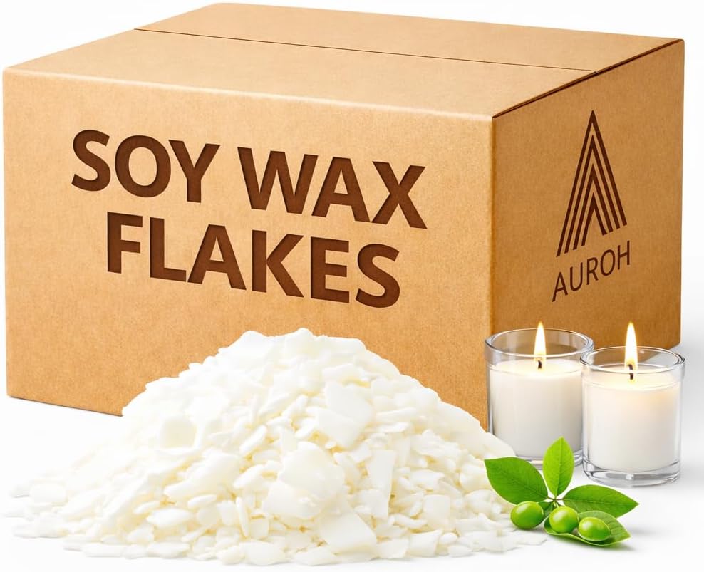 Soy Wax 10KG for Candle Making - SOYA Candle Wax for DIY Crafts, Auroh